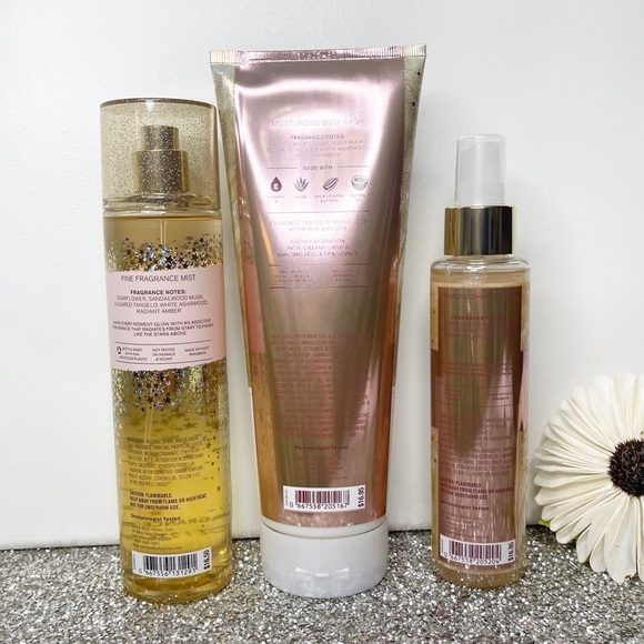 Bath & Body Works In The Stars Gift Set Body Shimmer Body Wash NWT - Picture 4 of 5